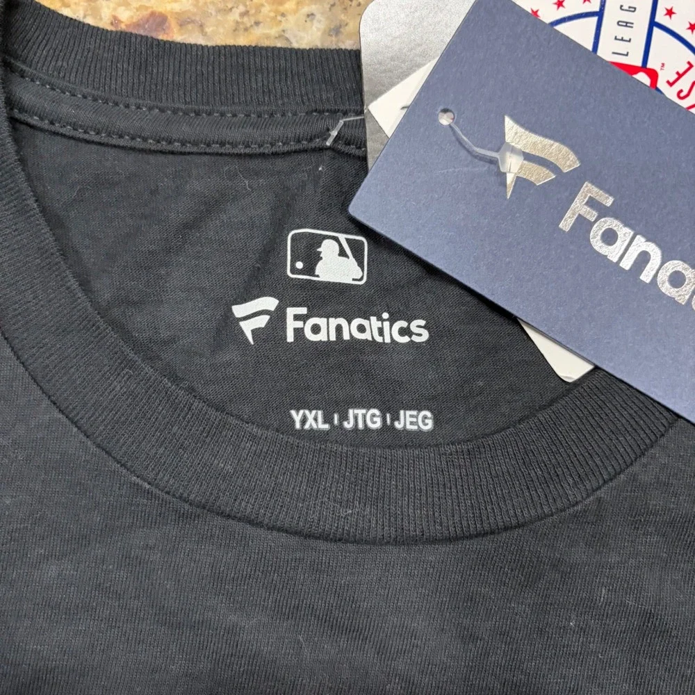 Fanatics Marvel Chicago White Sox Assemble T-Shirt Boy Youth XL Black MLB ws